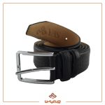 کمربند چرم طبیعی ورنی طرح لیزارد کد 8788